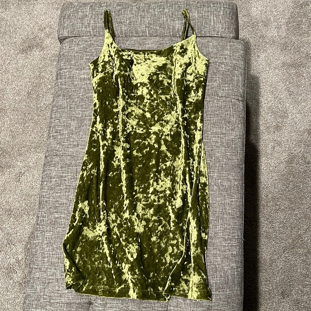 Green Forever21 dress